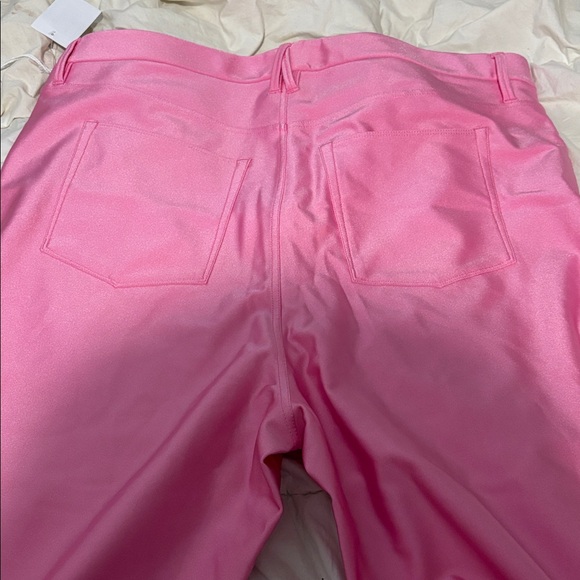 Good American Bright Pink stretch pants - Picture 4 of 8